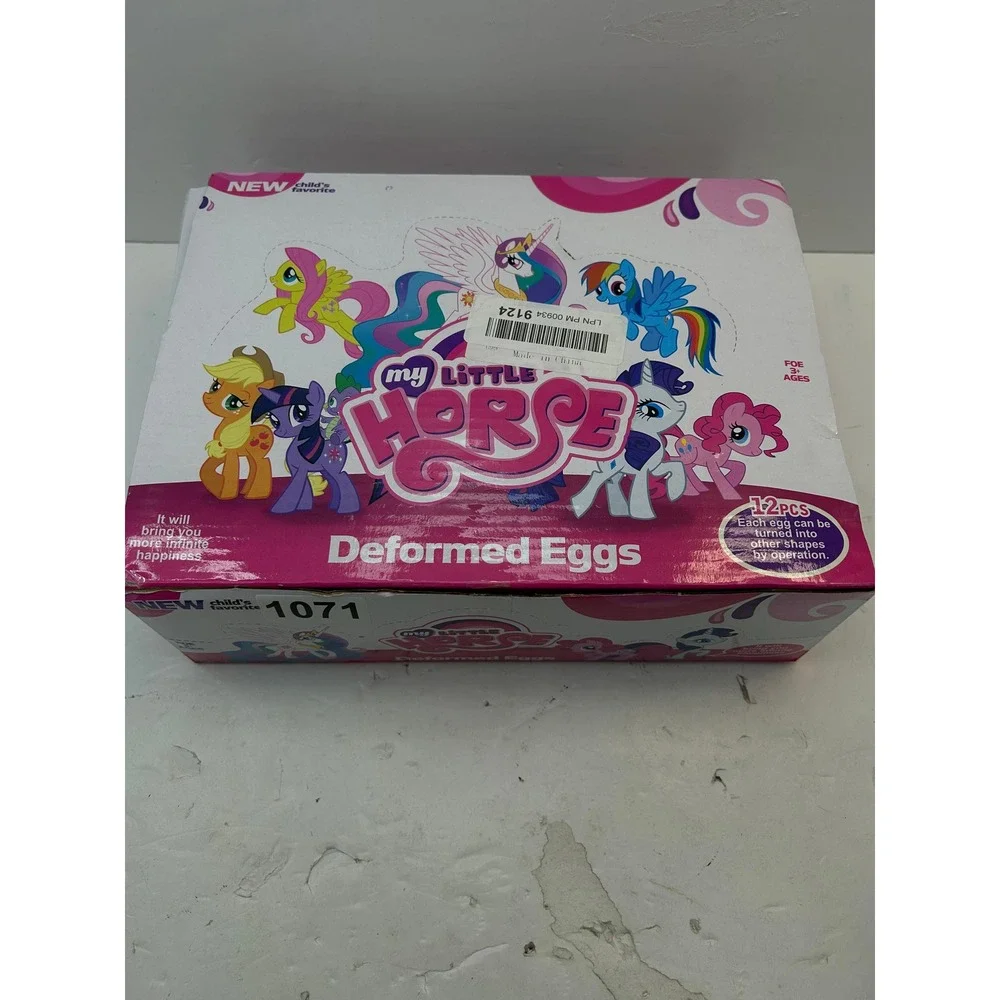 My Little Horse Deformed Eggs 12-Piece Transforming Toy Set Kids Multicolor